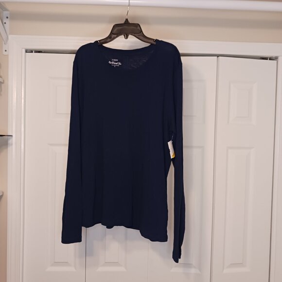 J. Crew Tops - 3/$18 or 5/$25 J. Crew Blue Girlfriend Long Sleeve Tee Size Large